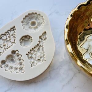 Gem and Flower Mould
