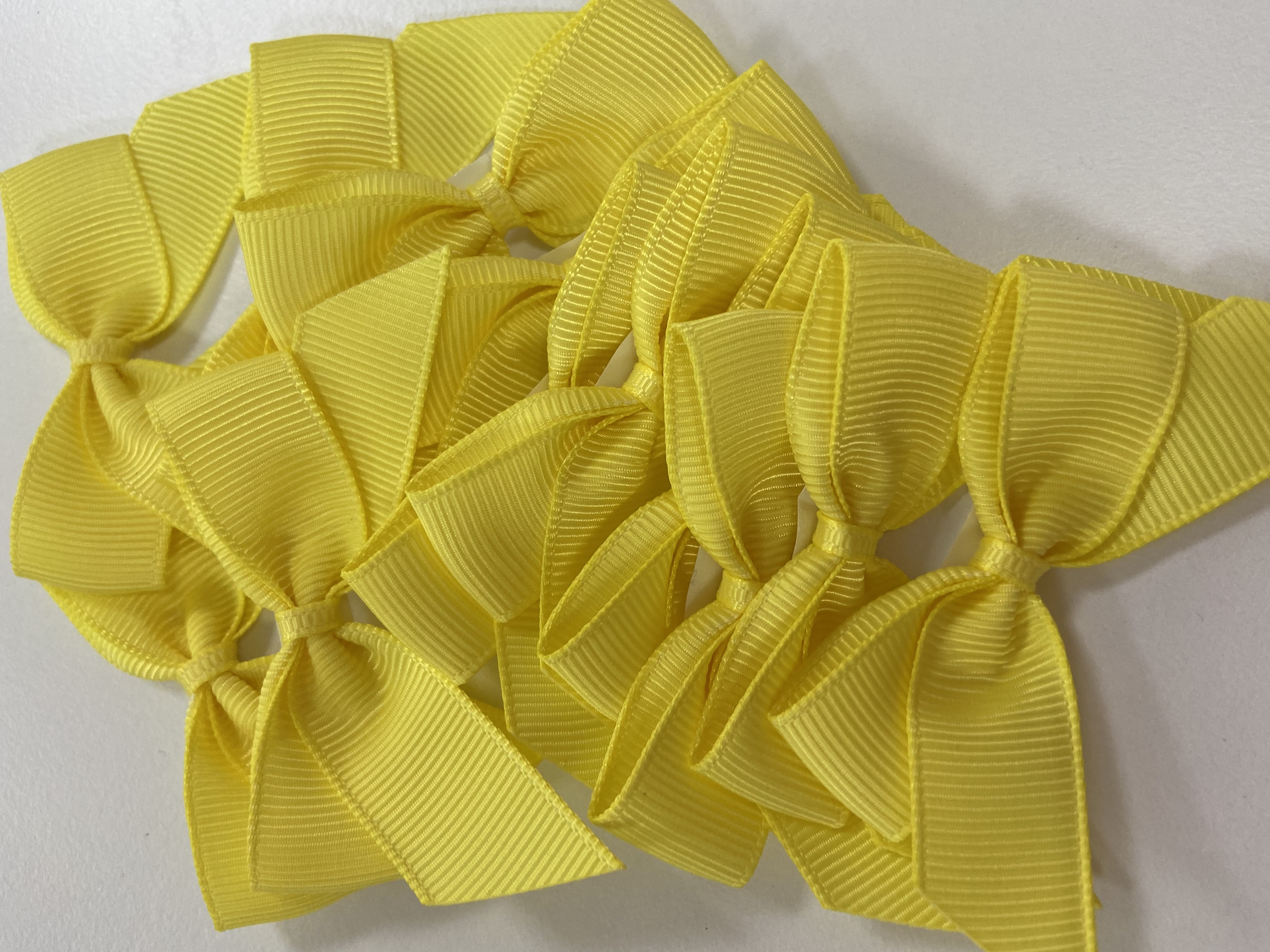 yellow mini bows