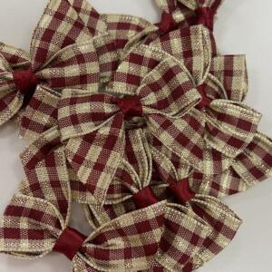 tartan mini bows