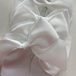 white bows