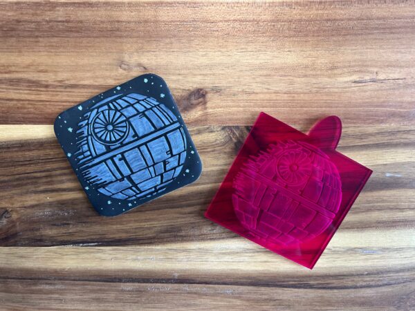 death star embosser and death star cookie stamp