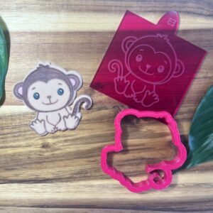 monkey embosser and cookie cutter