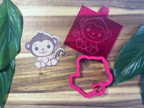 monkey embosser and cookie cutter