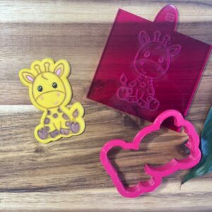 giraffe embosser and cookie cutter