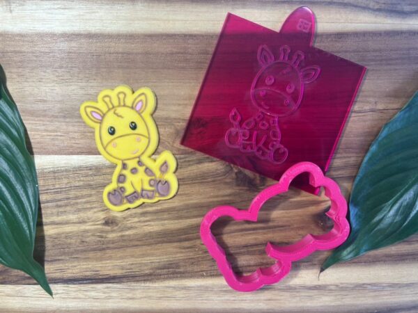 giraffe embosser and cookie cutter