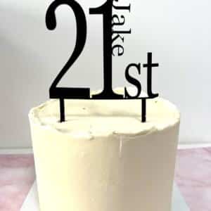 Large Number and Name Topper