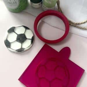 Large Football Embosser and Cutter