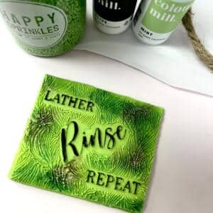 Grass backdrop Neon sign (Lather, Rinse Repeat)