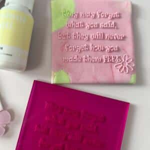 They may Forget what you Said Embosser