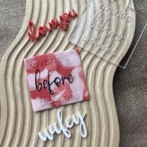 Ovaries before brovaries embosser