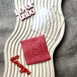 Be my valentine embosser