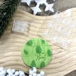 Christmas trees all over embosser