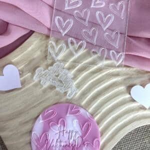 All over Doodle hearts embosser