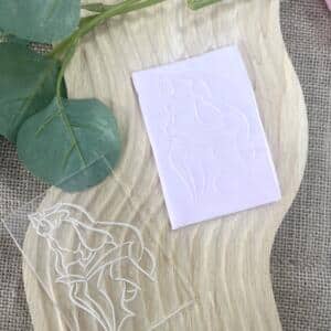 Sleeping Beauty Silhouette Embosser