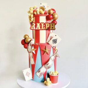 circus cake topper