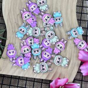 Labubu cupcake Toppers