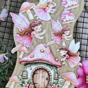 Pink Fairy Toad-stall Toppers