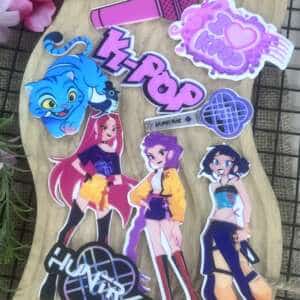 KPop Demon Hunters Cake Toppers