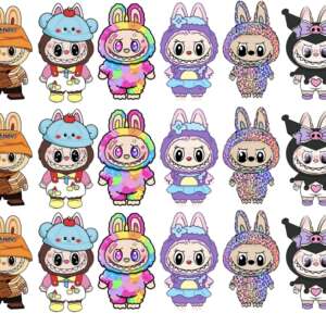 Rare Lafufu Cookie/Cupcake Toppers