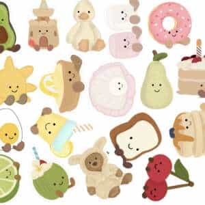 Jellies Cookie/Cupcake Toppers