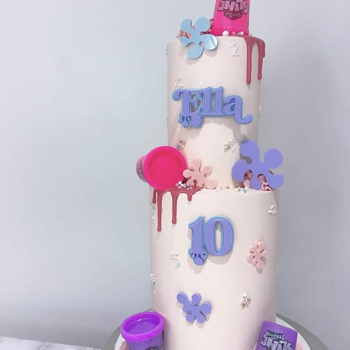 Doubled Layered Slime themed Cake Topper | Ems Bakehouse Doubled Layered Slime themed Cake Topper - Image 5