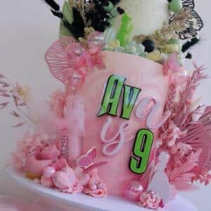 Double Layered Personlised Wicked Inspired Cake Topper
