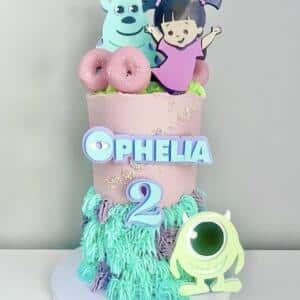 Personalised Monsters Inc Cake Topper