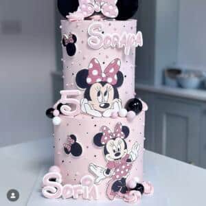 Walt Inspired Name Charm Cake Topper