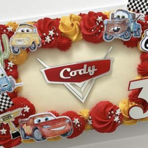 Cars Inspired Name Charm