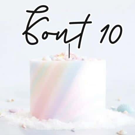 Single Layered Custom Name Charm Font 10