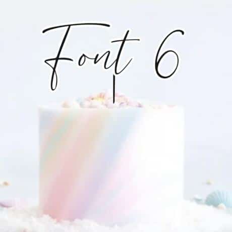 Single Layered Custom Name Charm Font by 6