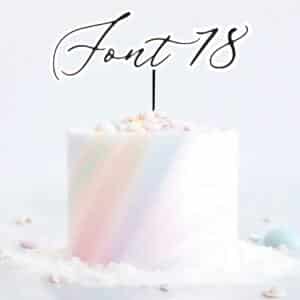 Double Layered Custom Name Charm Font 18