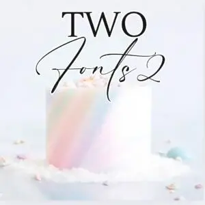 Double Layered Custom Name Charm (2 fonts NO2)